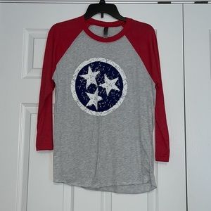 ⭐️SALE⭐️ ⭐️Tennessee state flag baseball shirt